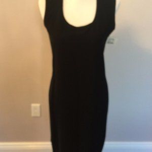 NWT PIER ANTONIO GASPARI Black Crepe  Knitted Back